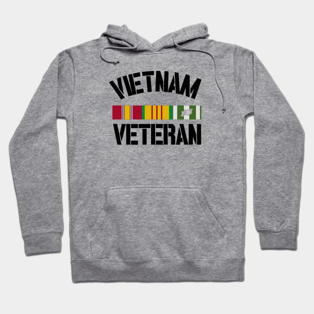 Vietnam Veteran Pride Service Ribbon Hoodie by Revinct_Designs